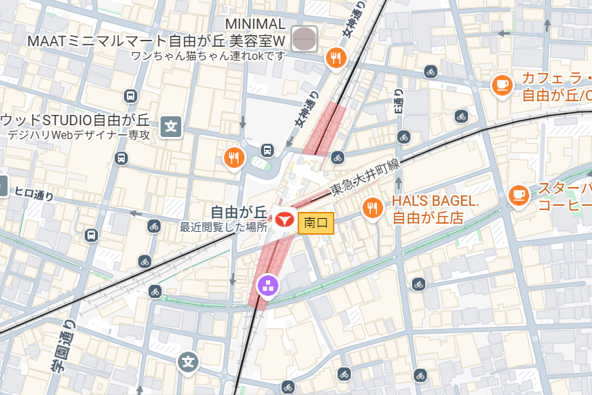 sunday flowerへの地図